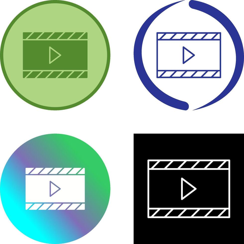 Unique and Animation Icon Design vector