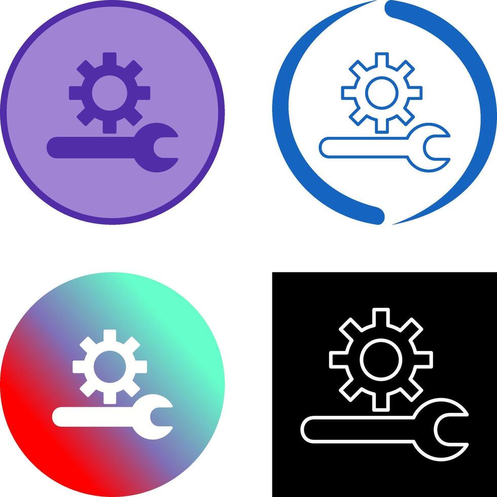 Unique Technical Support Icon Design vector