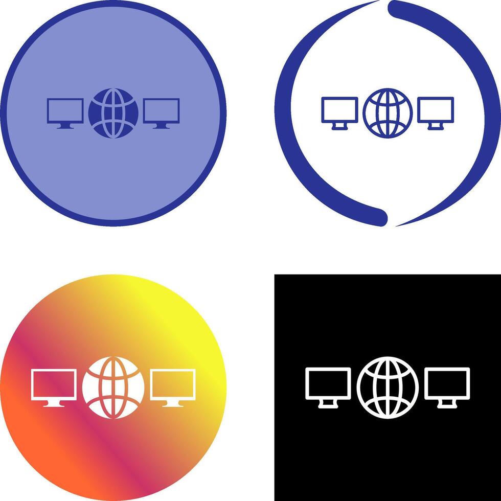 Unique Networks Icon vector