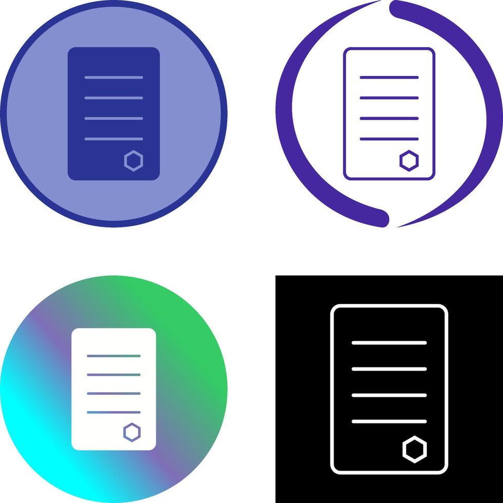 Unique Reports Icon vector