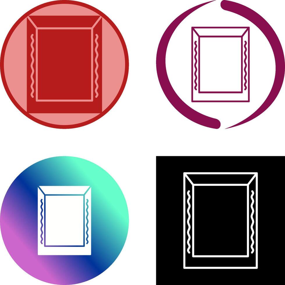 Unique Frame Icon Design vector
