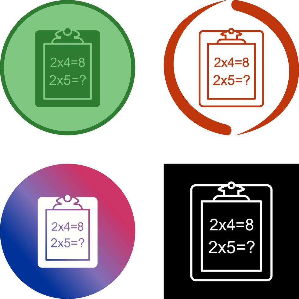 Unique Solving Question Icon vector