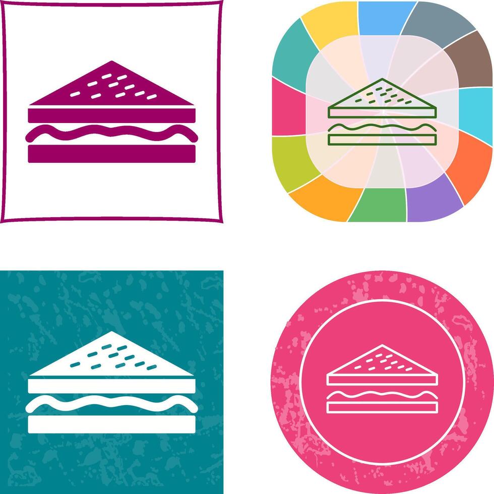 Unique Sandwich Icon vector