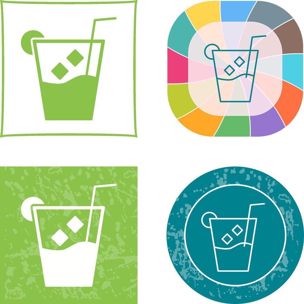 Unique Whiskey Sour Icon Design vector