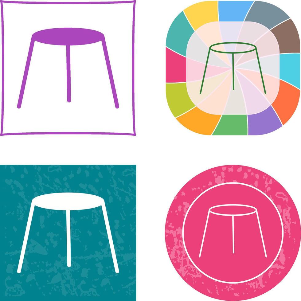 Unique Stool Icon vector
