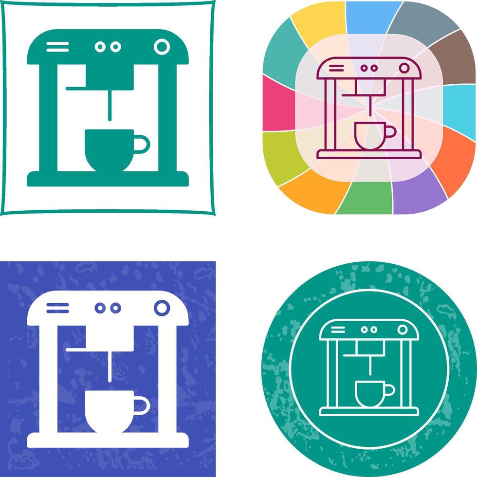 Unique Coffee Machine Icon vector