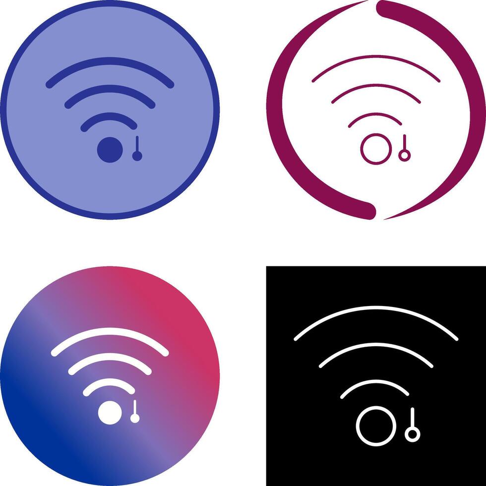Unique WiFi Sign Icon Design vector