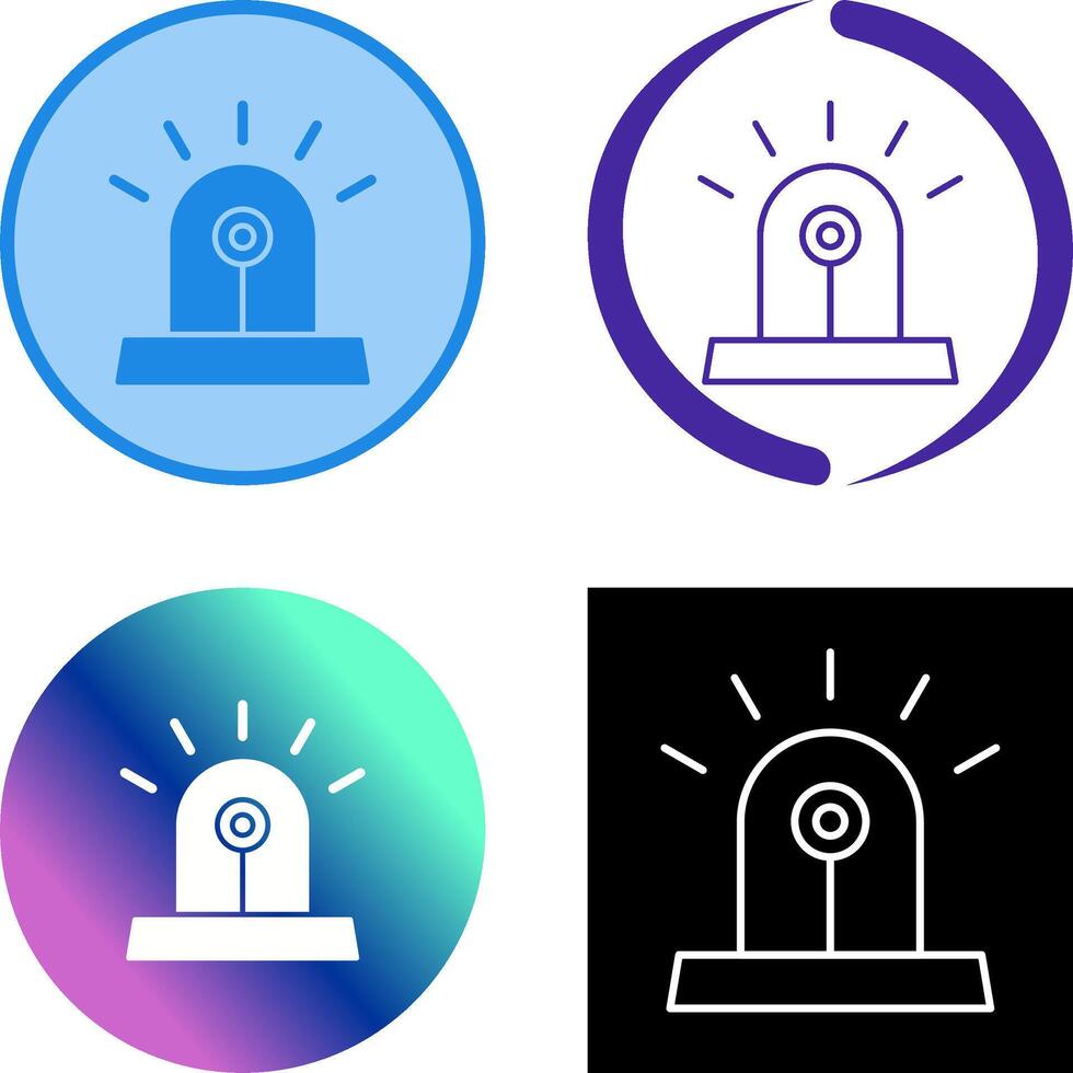 Unique Siren Icon Design vector