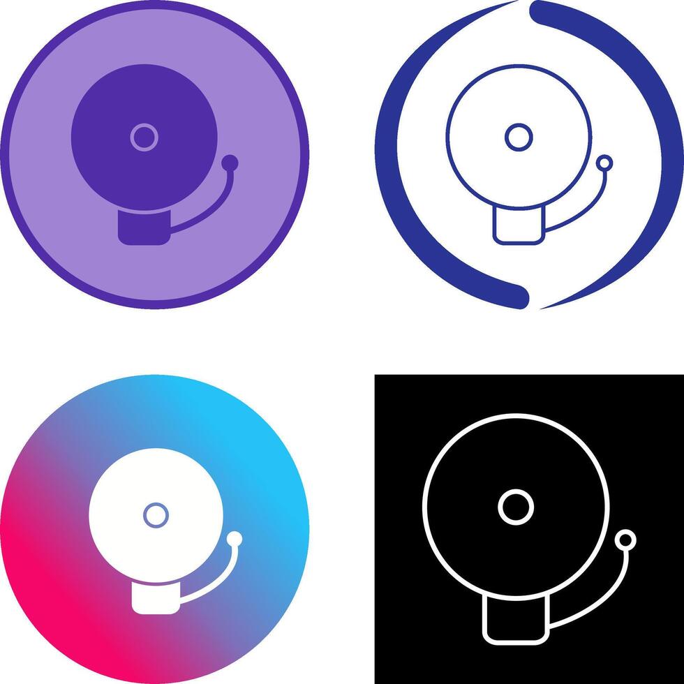 Unique Alarm Icon Design vector