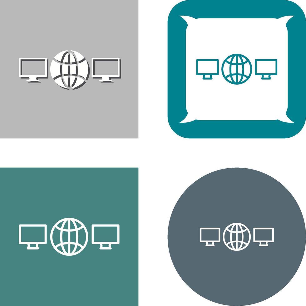 Unique Networks Icon vector