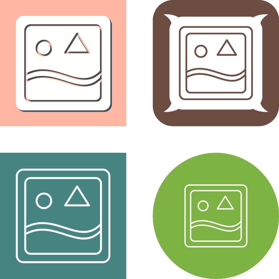 Unique Images Icon Design vector