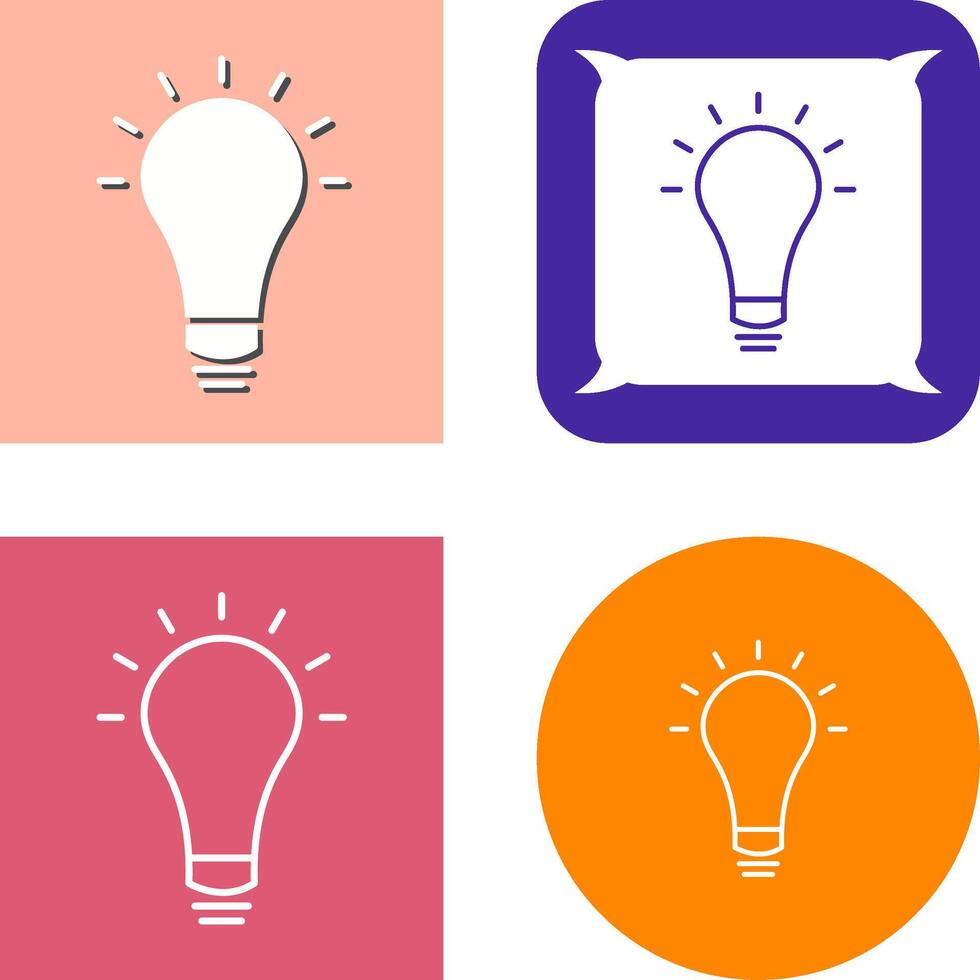 Innovative Idea Icon Design vector