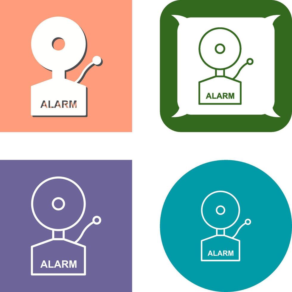 Alarms Icon Design vector