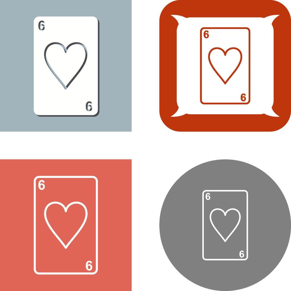 corazones tarjeta icono diseño vector