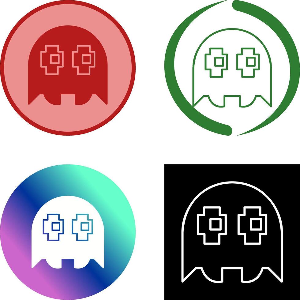 Unique Game Character Icon Design vector