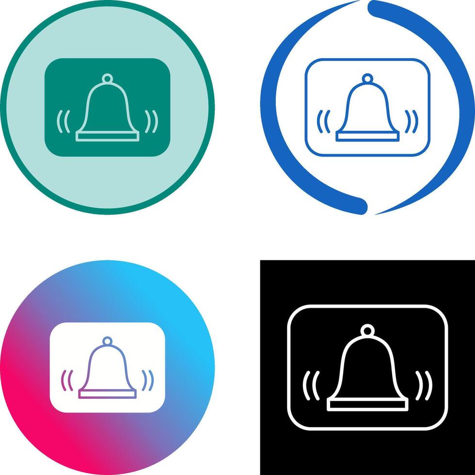 Unique Alarm Icon Design vector