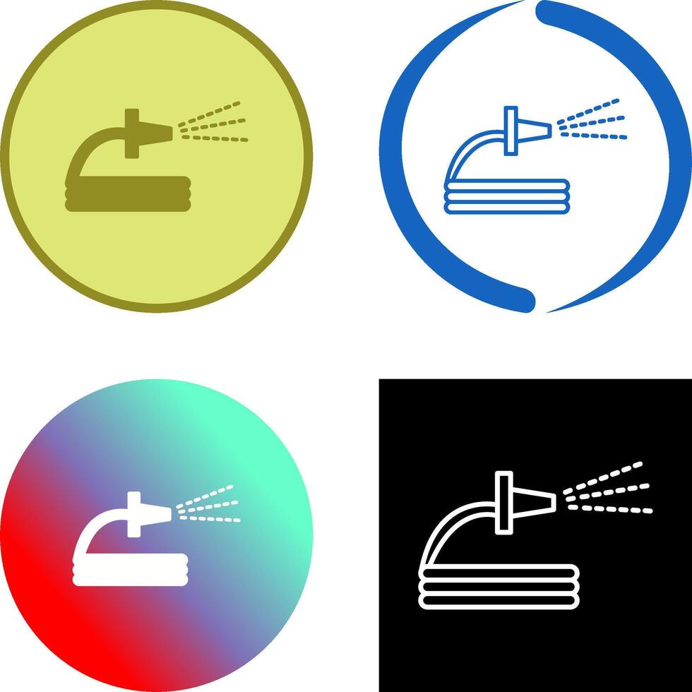 Unique Spraying Water Icon Design vector