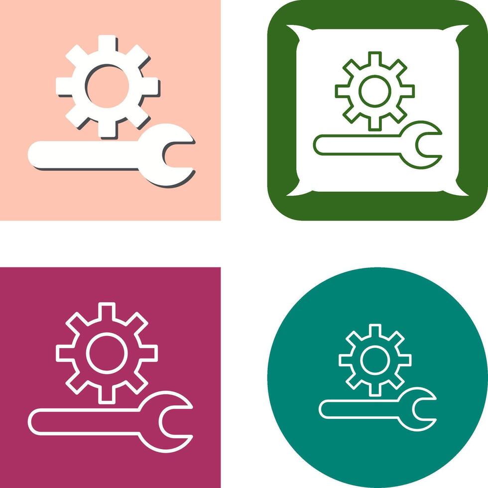Unique Technical Support Icon vector