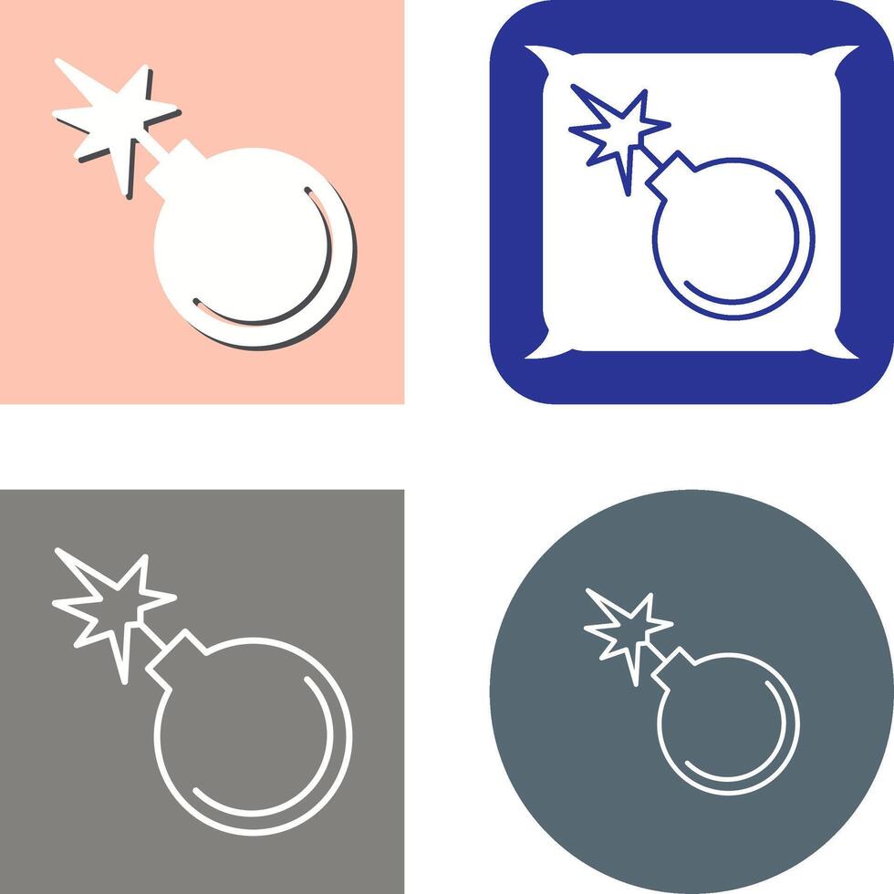Danger of Explosion Icon Design vector