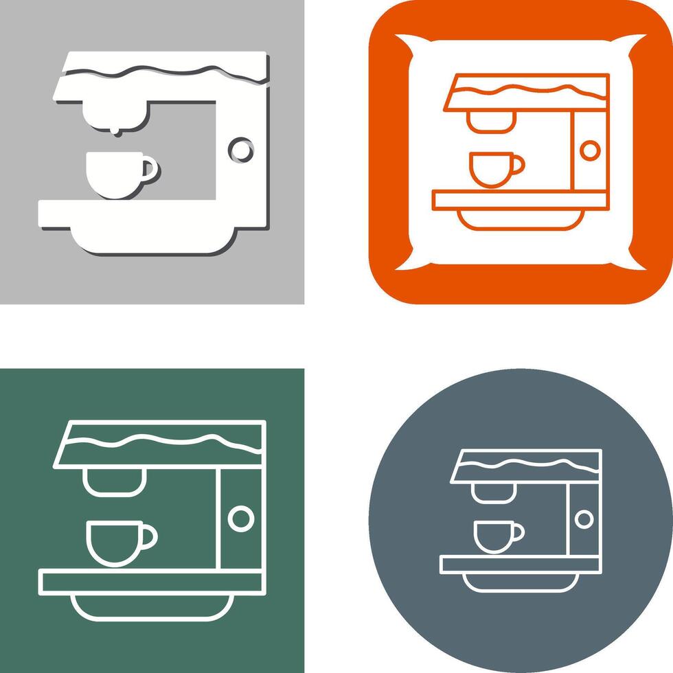 Coffee Machine Icon Design vector