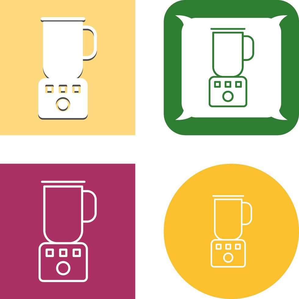 Coffee Blender Icon Design vector