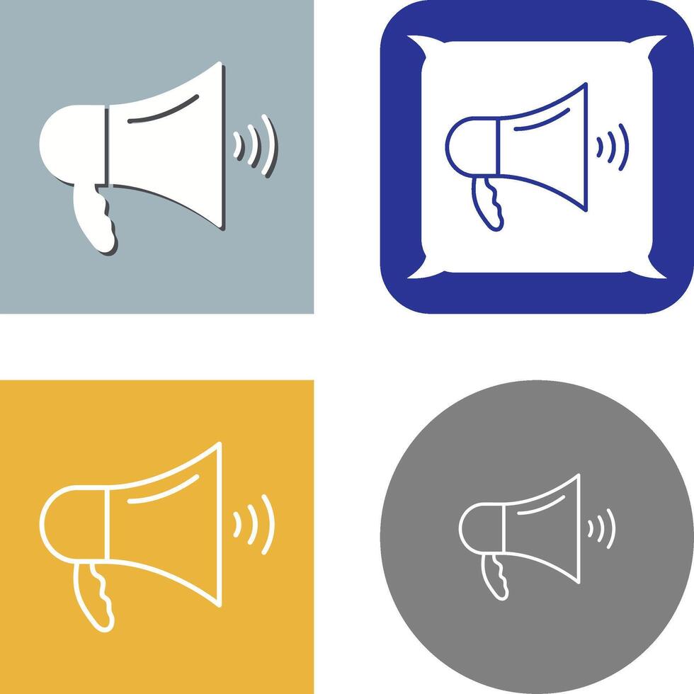 Unique Megaphone Icon Design vector