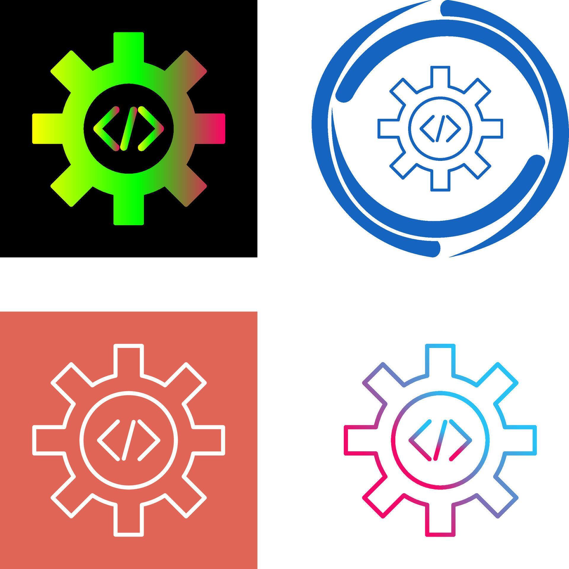 Unique Code Optimization Icon 44324071 Vector Art at Vecteezy