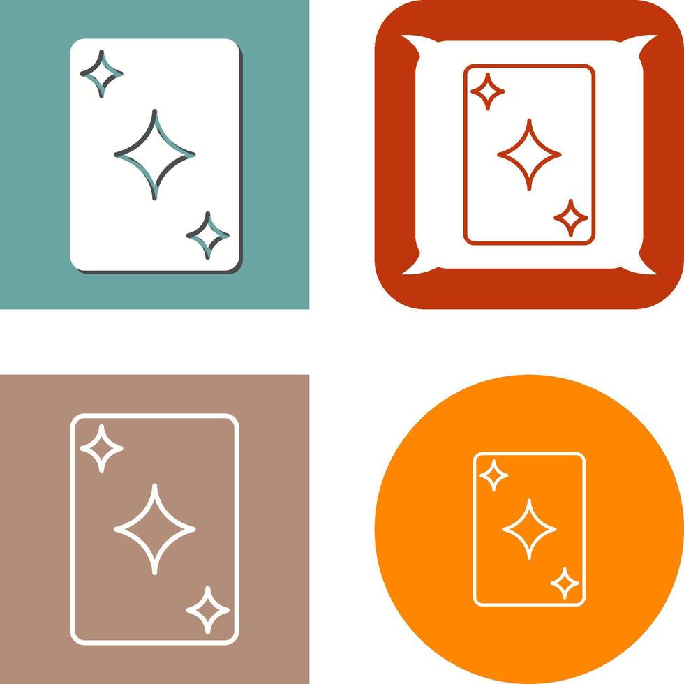 Unique Card Icon Design vector