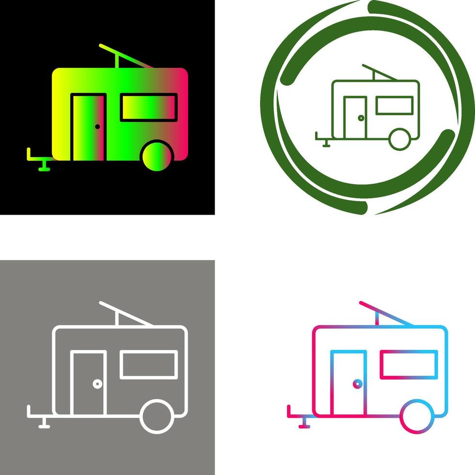 Trailer Icon Design vector