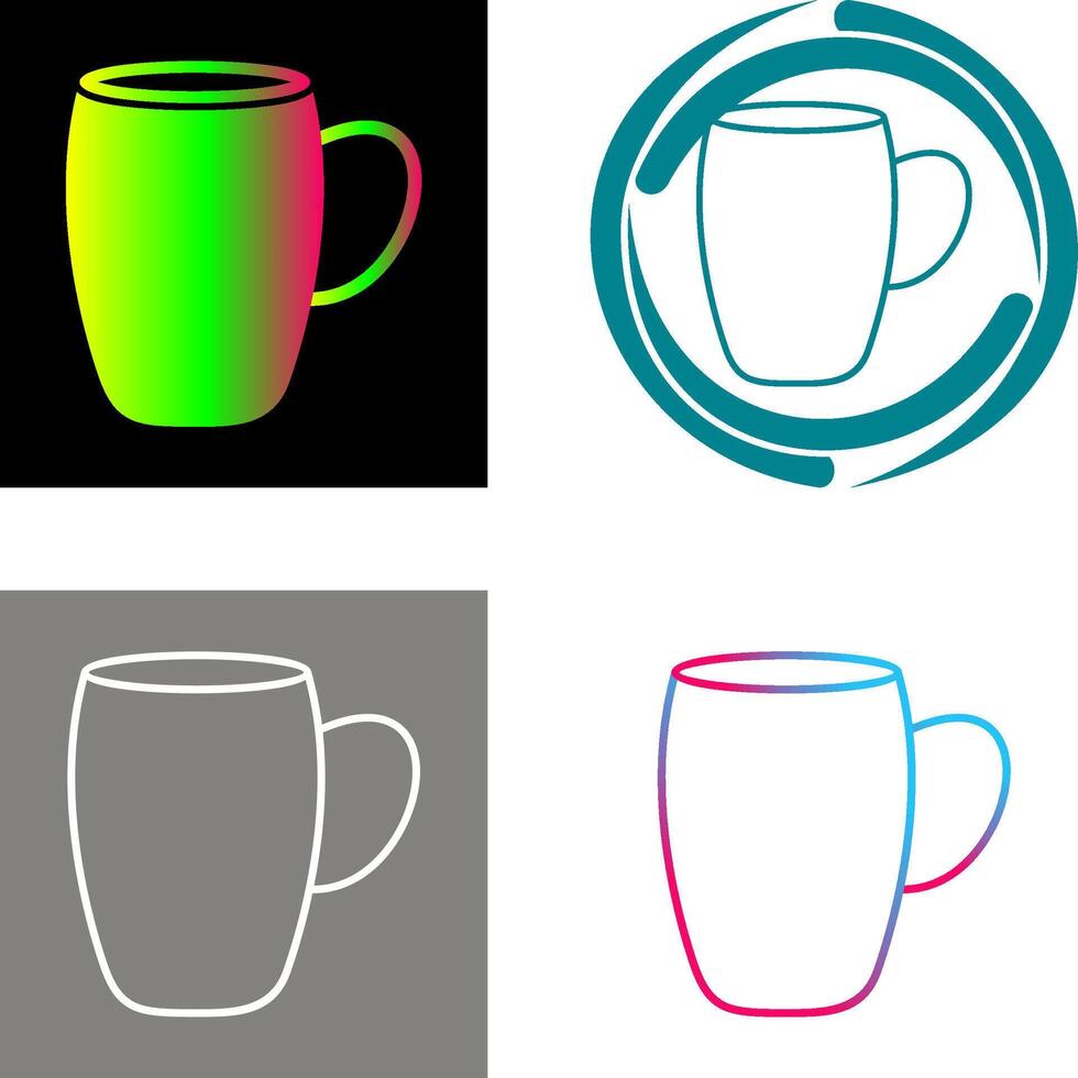 Mug Icon Design vector