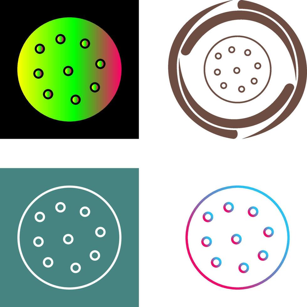 Cookie Icon Design vector