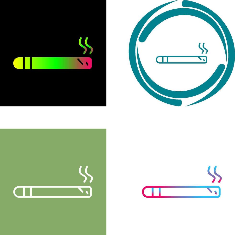 CIgar Icon Design vector