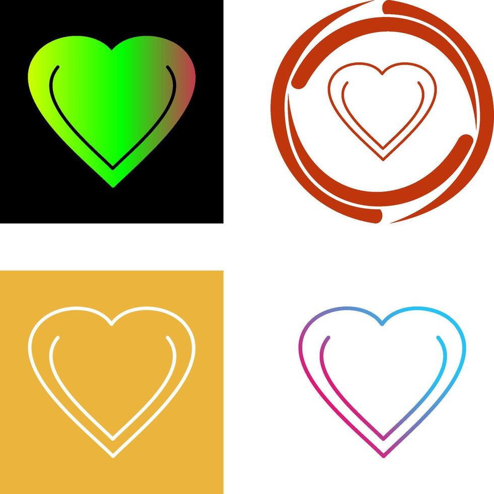 Unique Favorite Icon Design vector