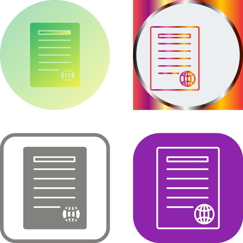 Unique Press Releases Icon vector