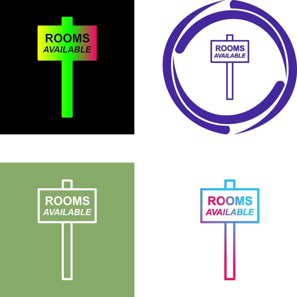 Rooms Icon Design vector
