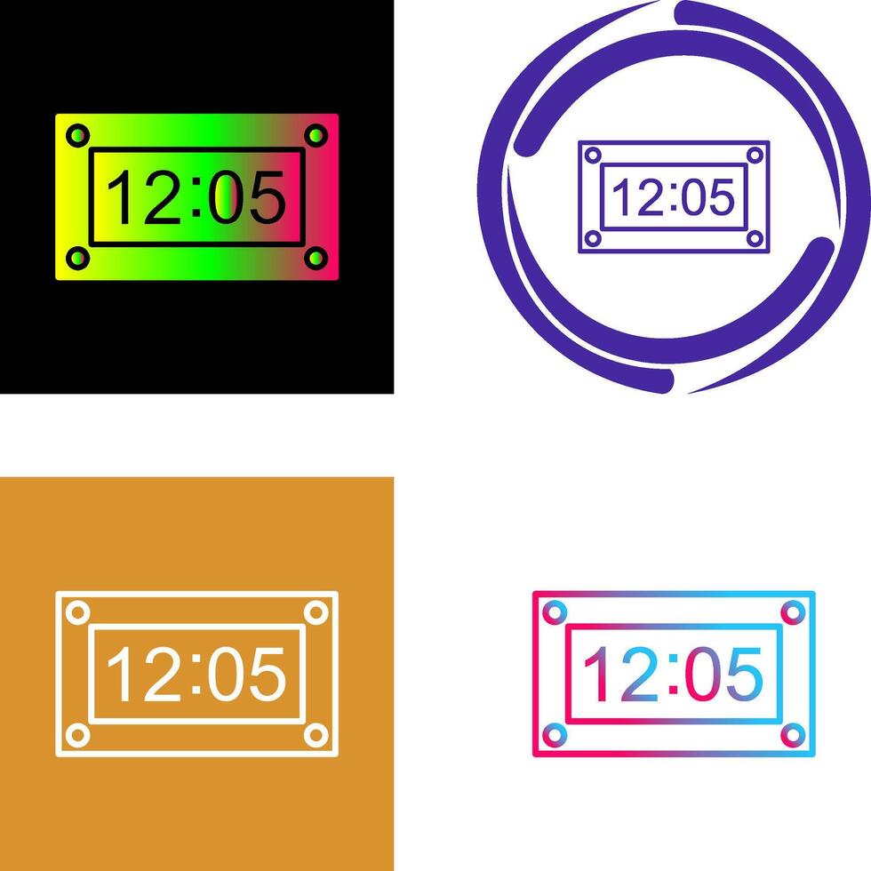 Unique Timer Icon vector