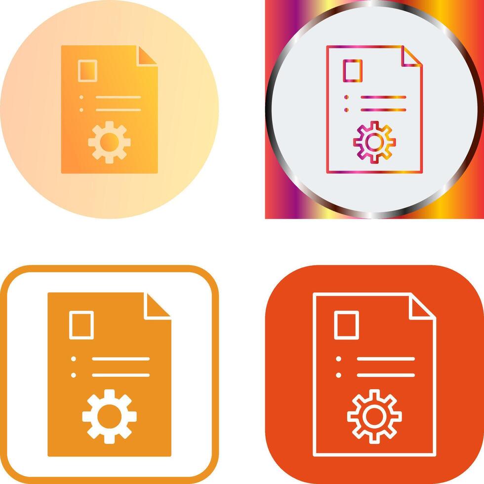 Unique Content Management Icon vector