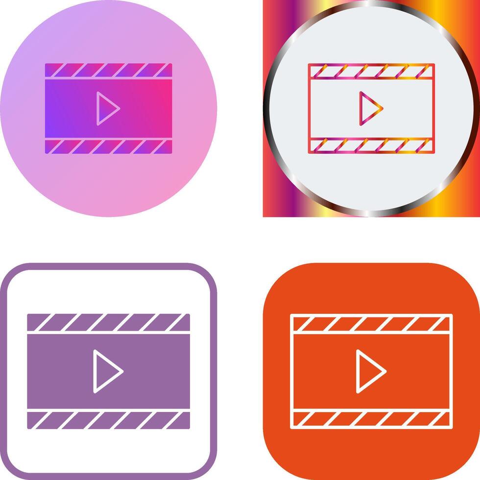 Unique and Animation Icon vector