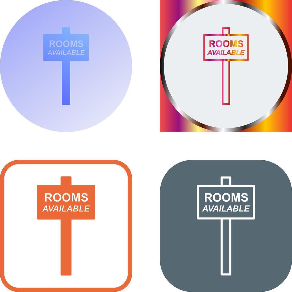 Rooms Icon Design vector