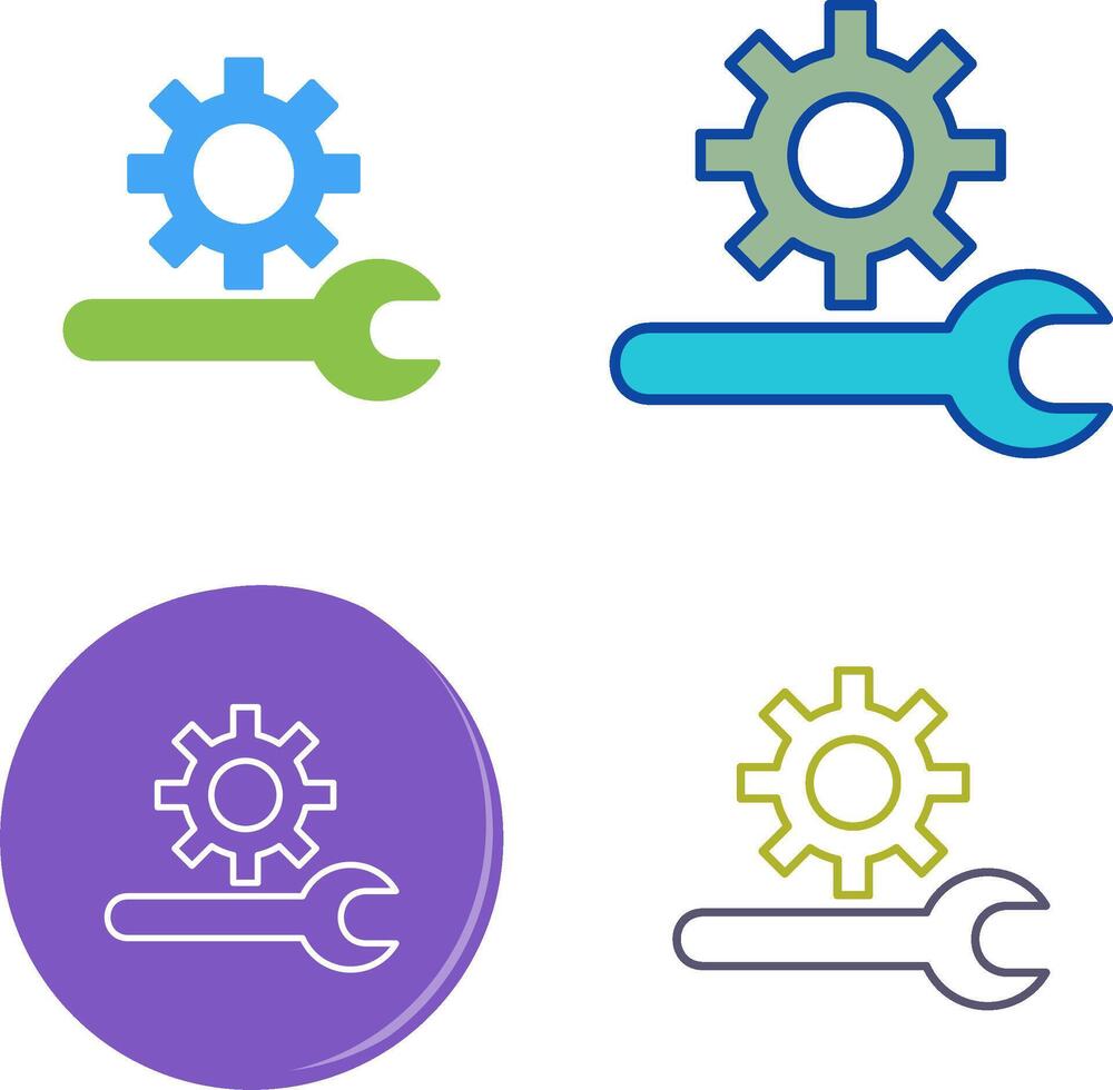 Unique Technical Support Icon vector