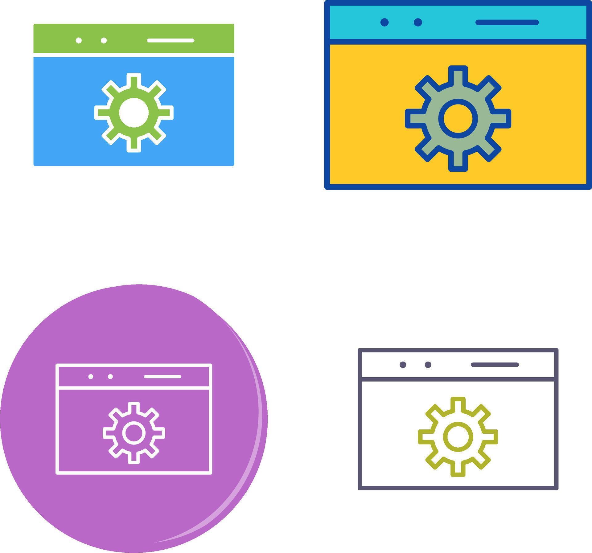 Unique Web Optimization Icon 44324711 Vector Art at Vecteezy
