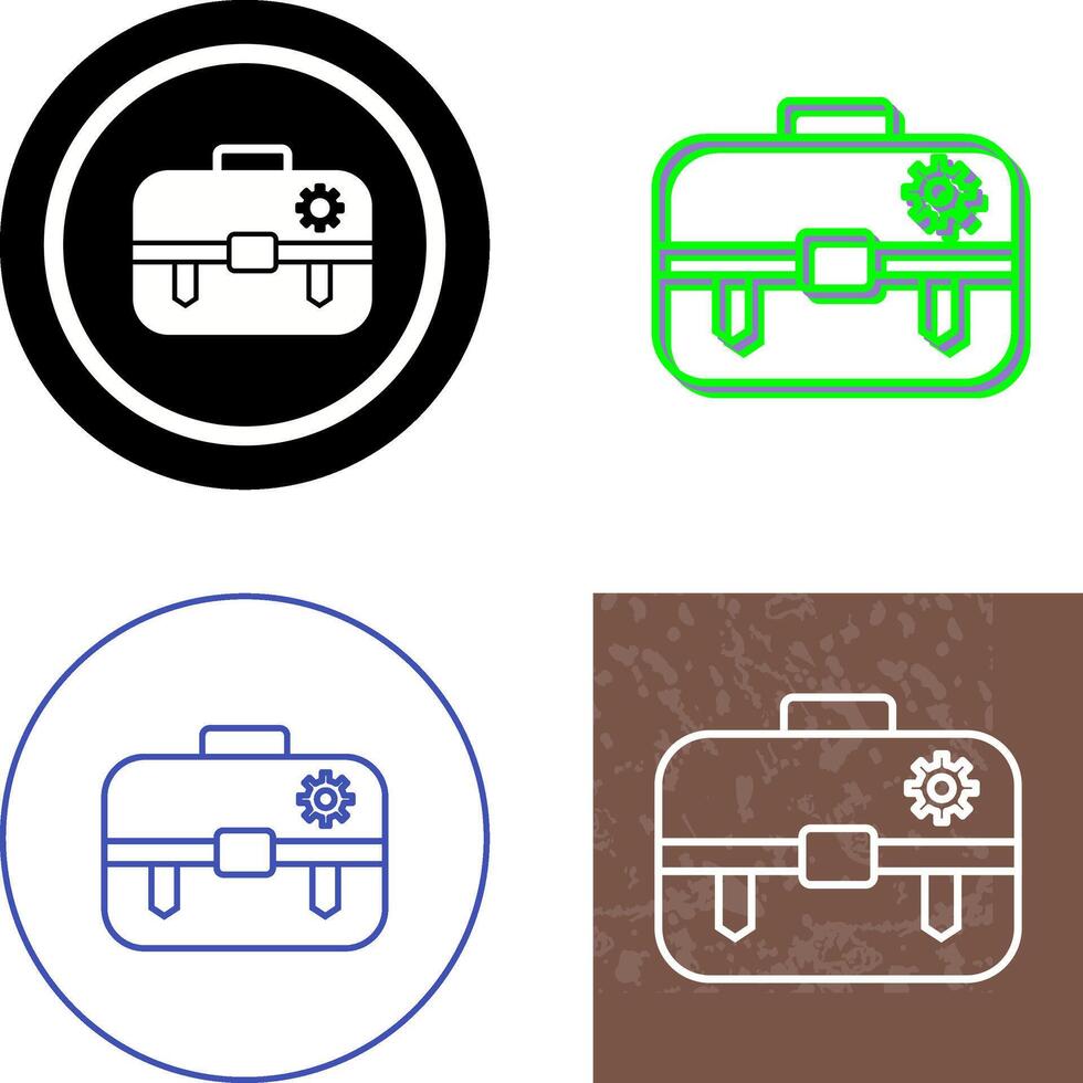 Unique Portfolio Management Icon vector