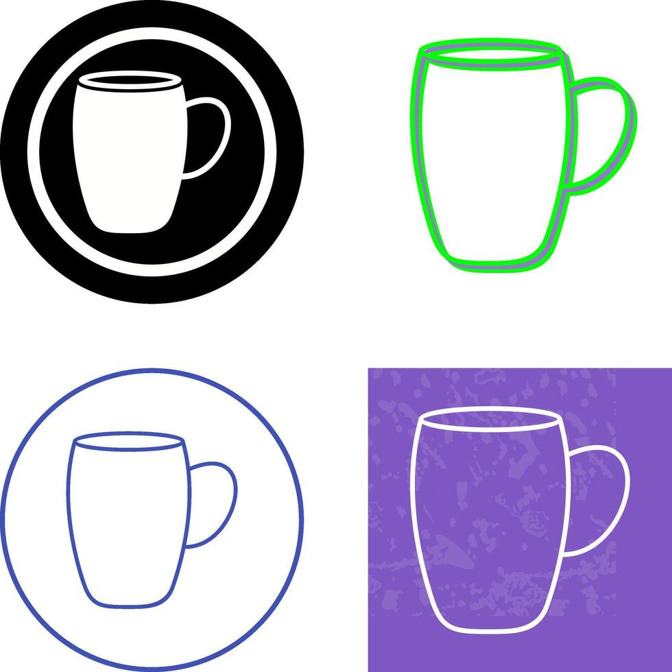 Mug Icon Design vector