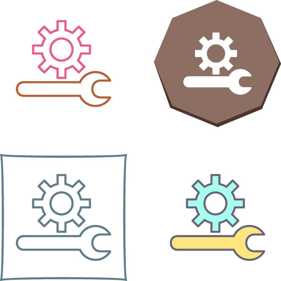 Unique Technical Support Icon Design vector