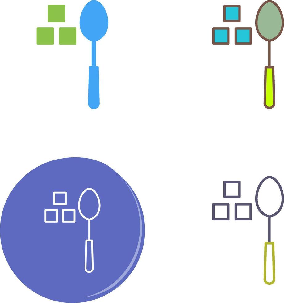 Sugar Icon Design vector