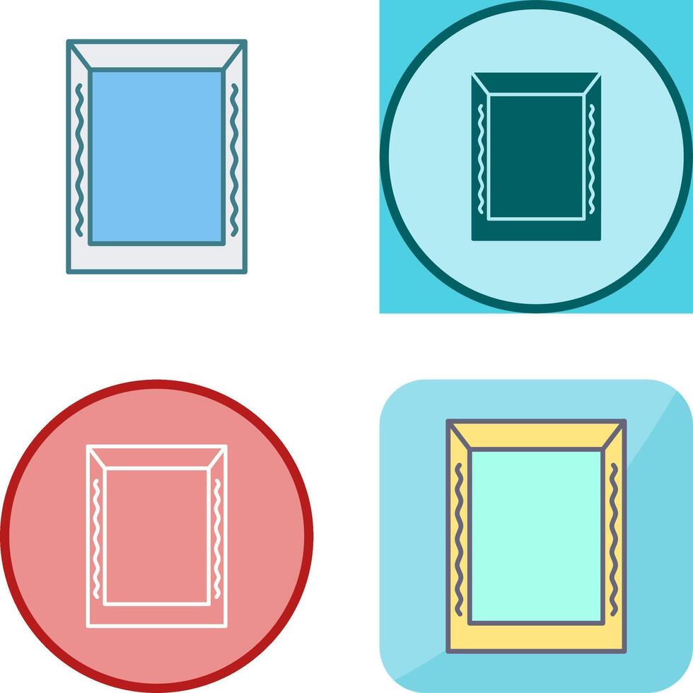 Unique Frame Icon Design vector