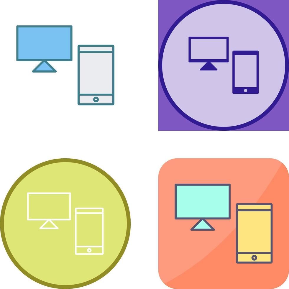 Devices Icon Design vector