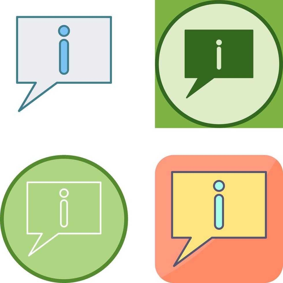 Information Icon Design vector