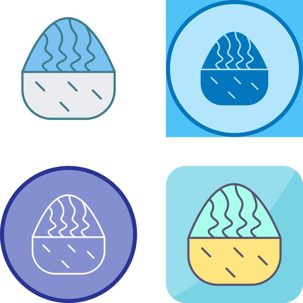 Cream Muffin Icon Design vector