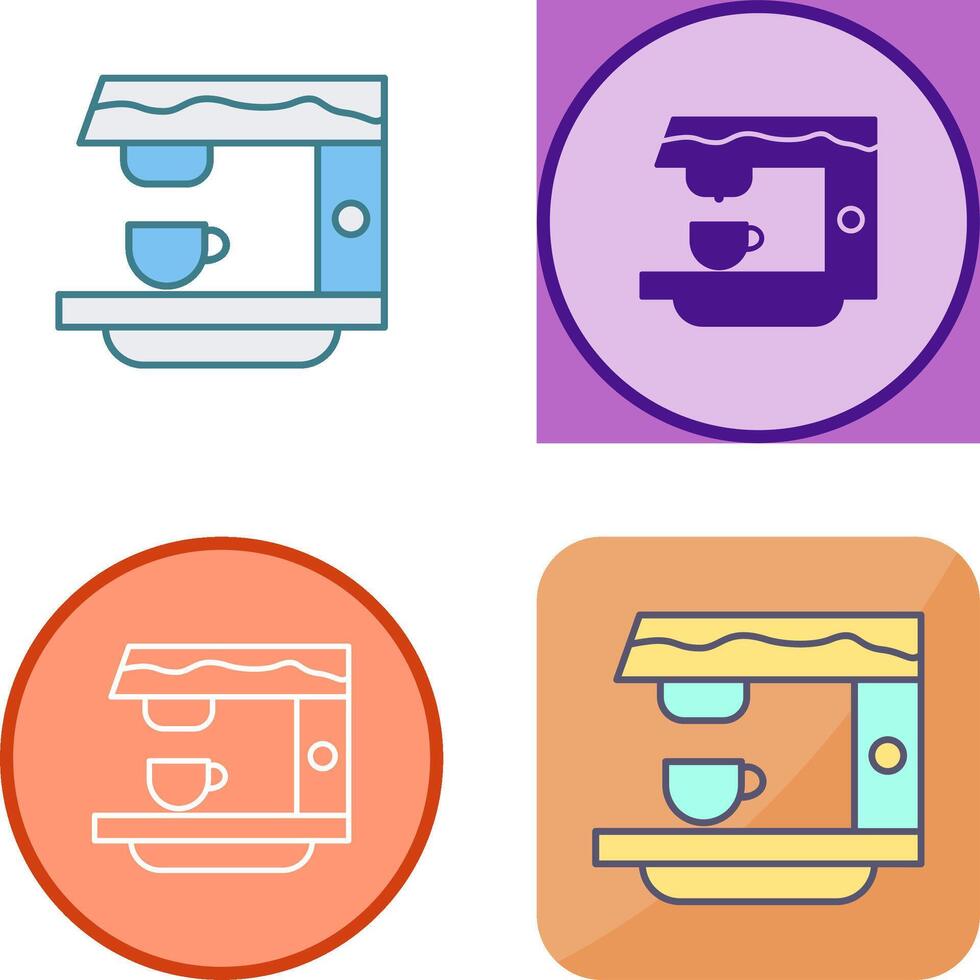 Coffee Machine Icon Design vector
